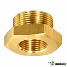 GAV M24x1.5-3/8"F 2090 - ПРОФЕСИОНАЛЕН НИПЕЛ ПРЕХОД ОТ МЕТРИЧНА КЪМ ЦОЛОВА РЕЗБА